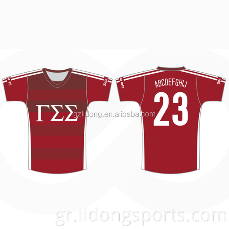 2021 Νέο ποδοσφαιρικό ποδόσφαιρο ποδοσφαίρου Jersey Custom Soccer Uniform Soccer Football πουκάμισα